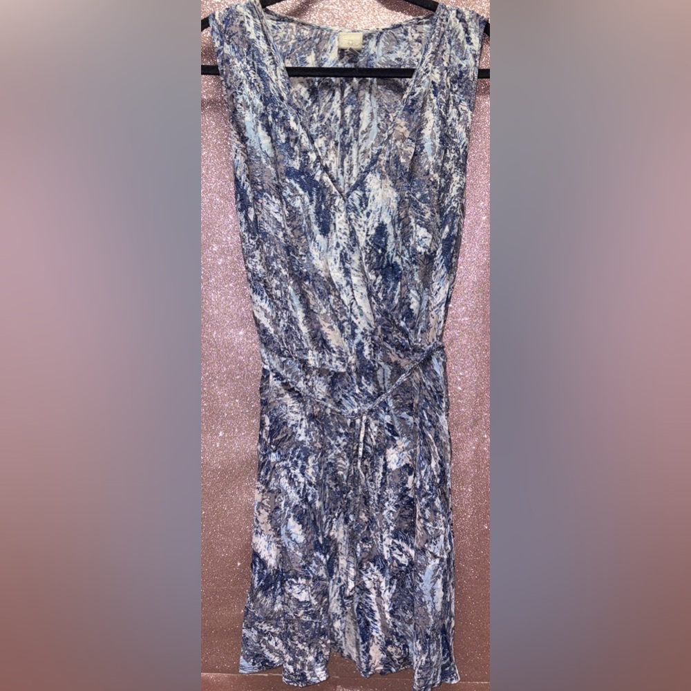 Converse Blue and Gray Patterned Dress